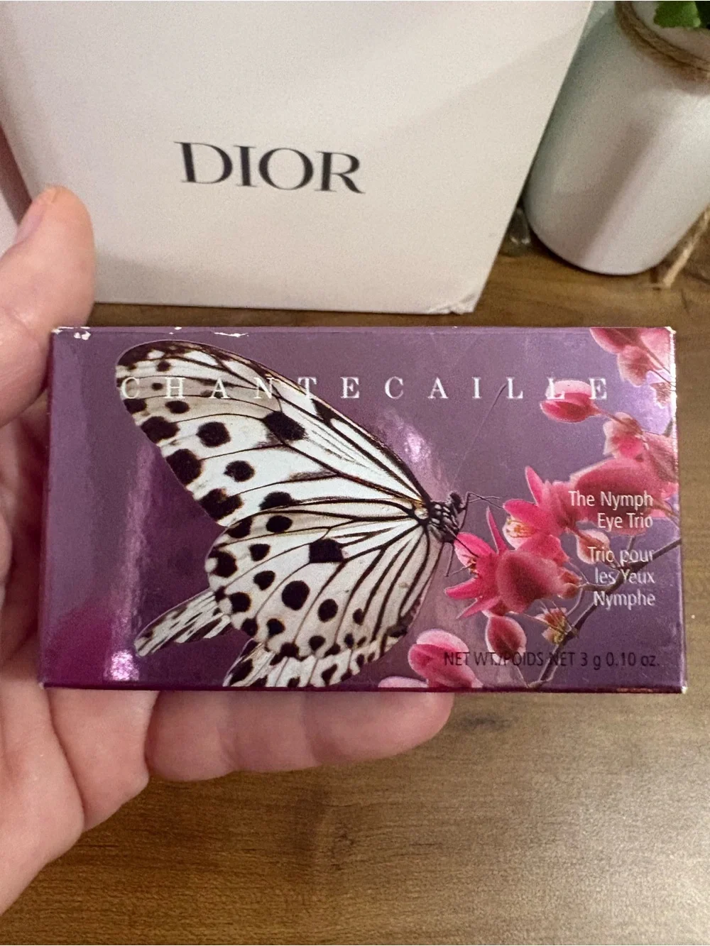 Chantecaille The Nymph Eye Trio Butterfly Eyeshadow Palette Limited MSRP $80